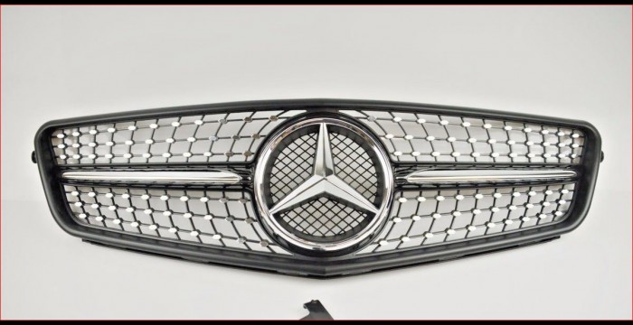 Custom Mercedes C Class  Sedan Grill (2008 - 2013) - $299.00 (Part #MB-055-GR)